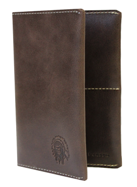 Обложка на паспорт натуральная кожа ОП-2-A дымчато-коричневая Apache