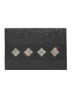 ООбложка для паспорта женская натуральная кожа ОП-16 black stone Kniksen