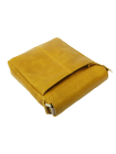 Сумка мужская планшет кожаная табачно-желтая СМ-4013-А Apache