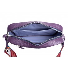 Женская сумка кросс боди натуральная кожа Libellula фиолетовый Person